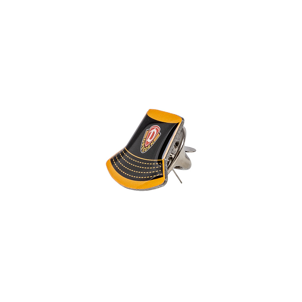 Pin Fischerhut schwarz