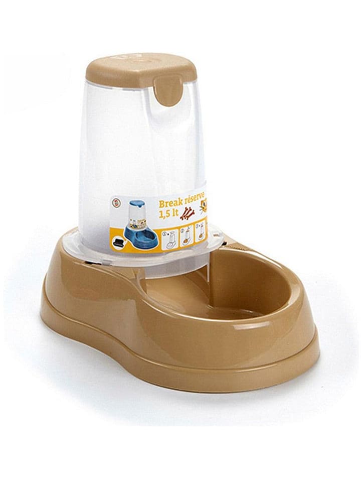 Stefanplast Futterspender in Beige - (B)18,5 x (H)28,5 x (T)22 cm günstig kaufen onesize