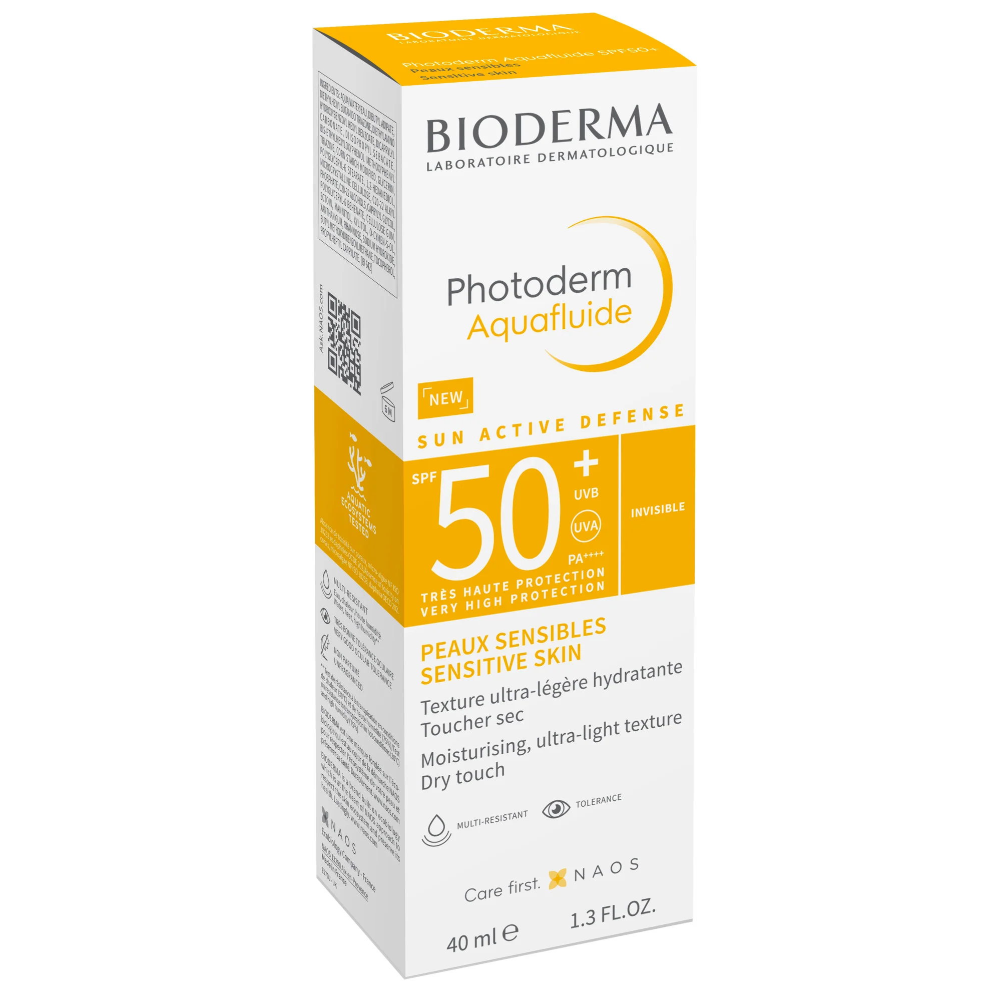 Photoderm Aquafluide SPF50+ - Protector solar facial de alta protección.