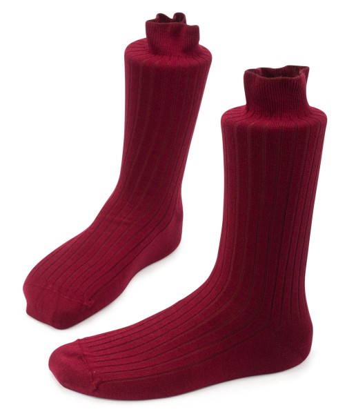 Steven ~ Strümpfe Merinowolle 3er Set ~ Burgundy