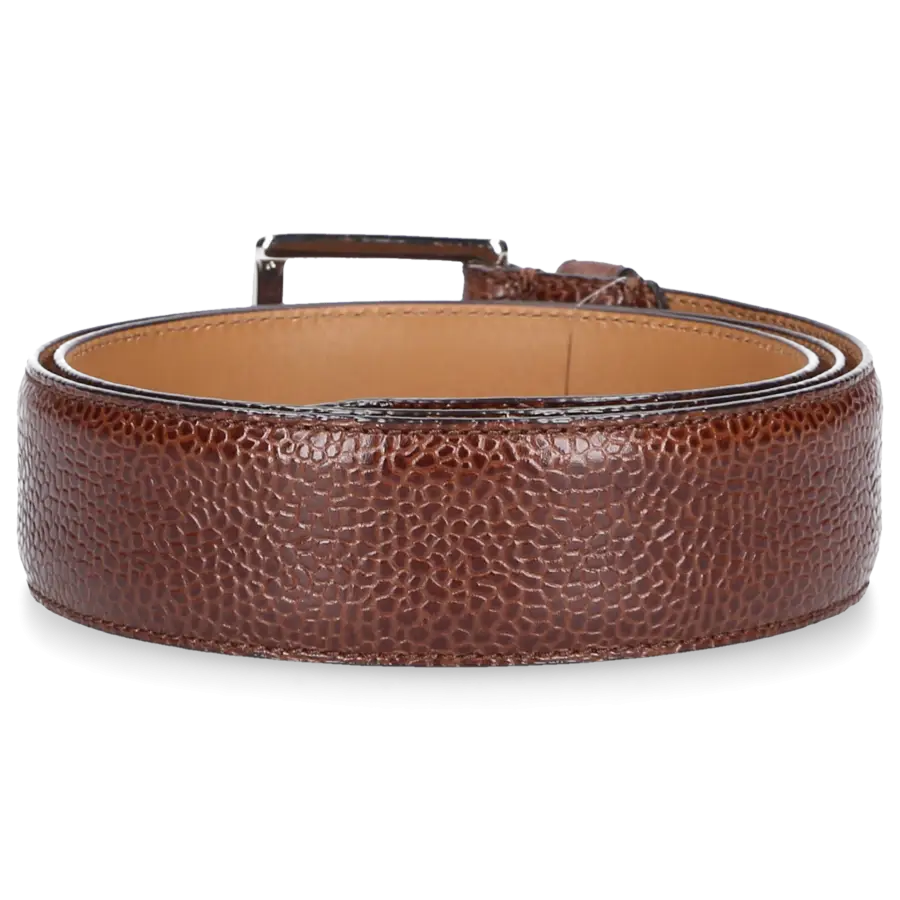 Budapester - Gürtel Leder braun - braun