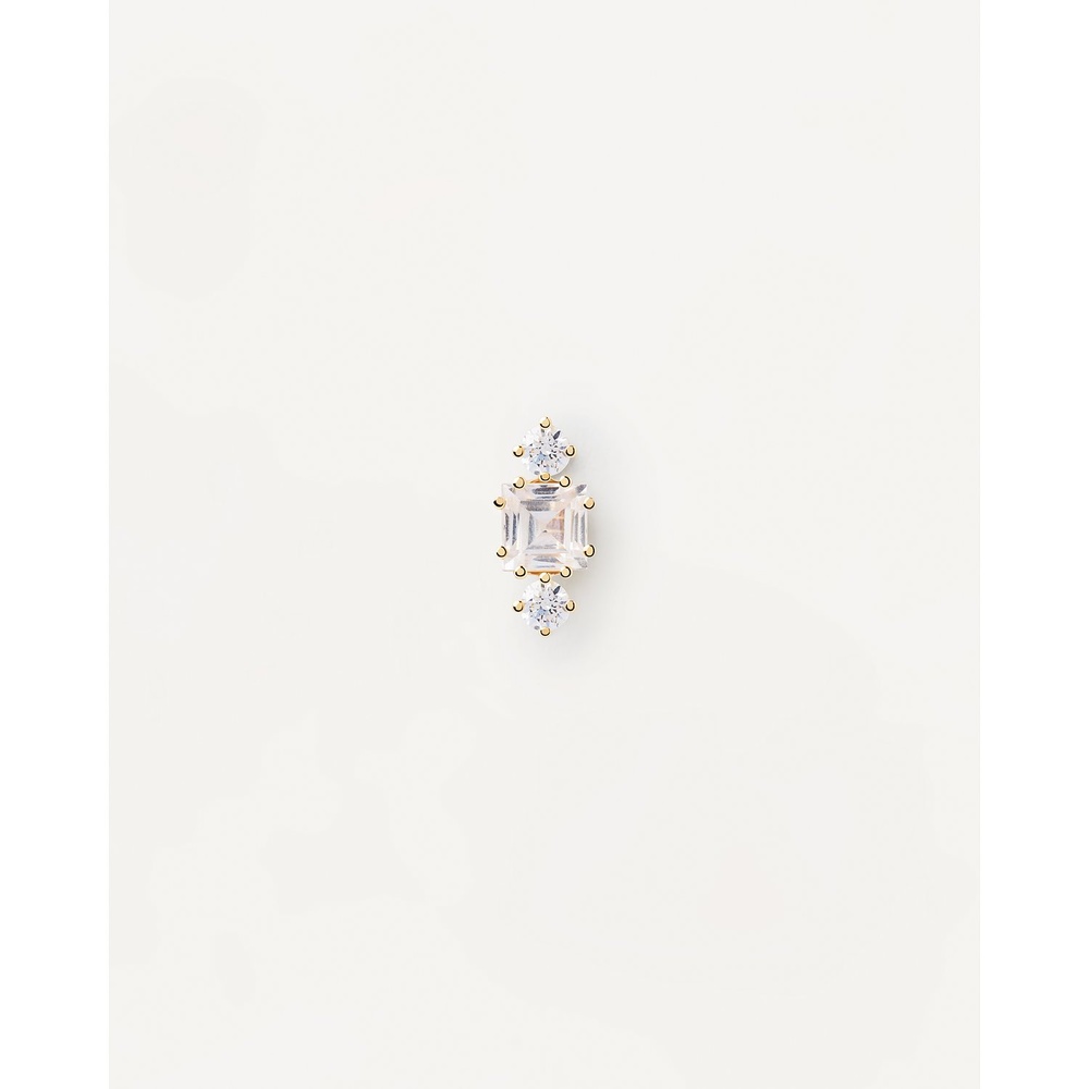 P D Paola Boucle d'oreille unique 925 Argent Boucles d'oreilles