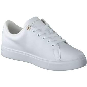 Tommy Hilfiger Casual Leather Cupsole in weiß