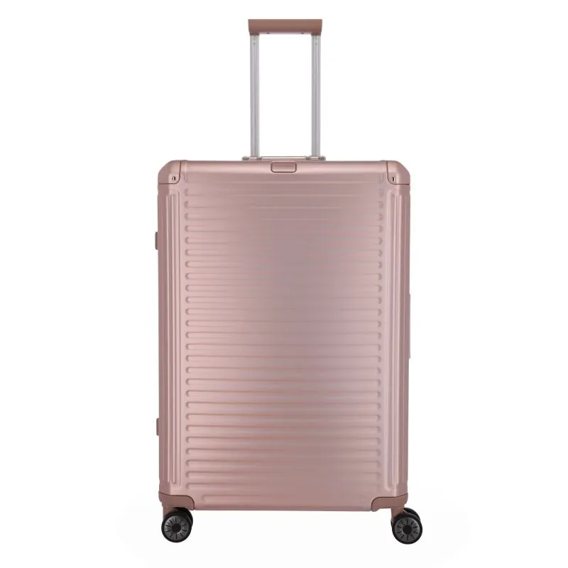 Travelite NEXT Trolley L mit 4 Rollen (77 cm) - Rosé