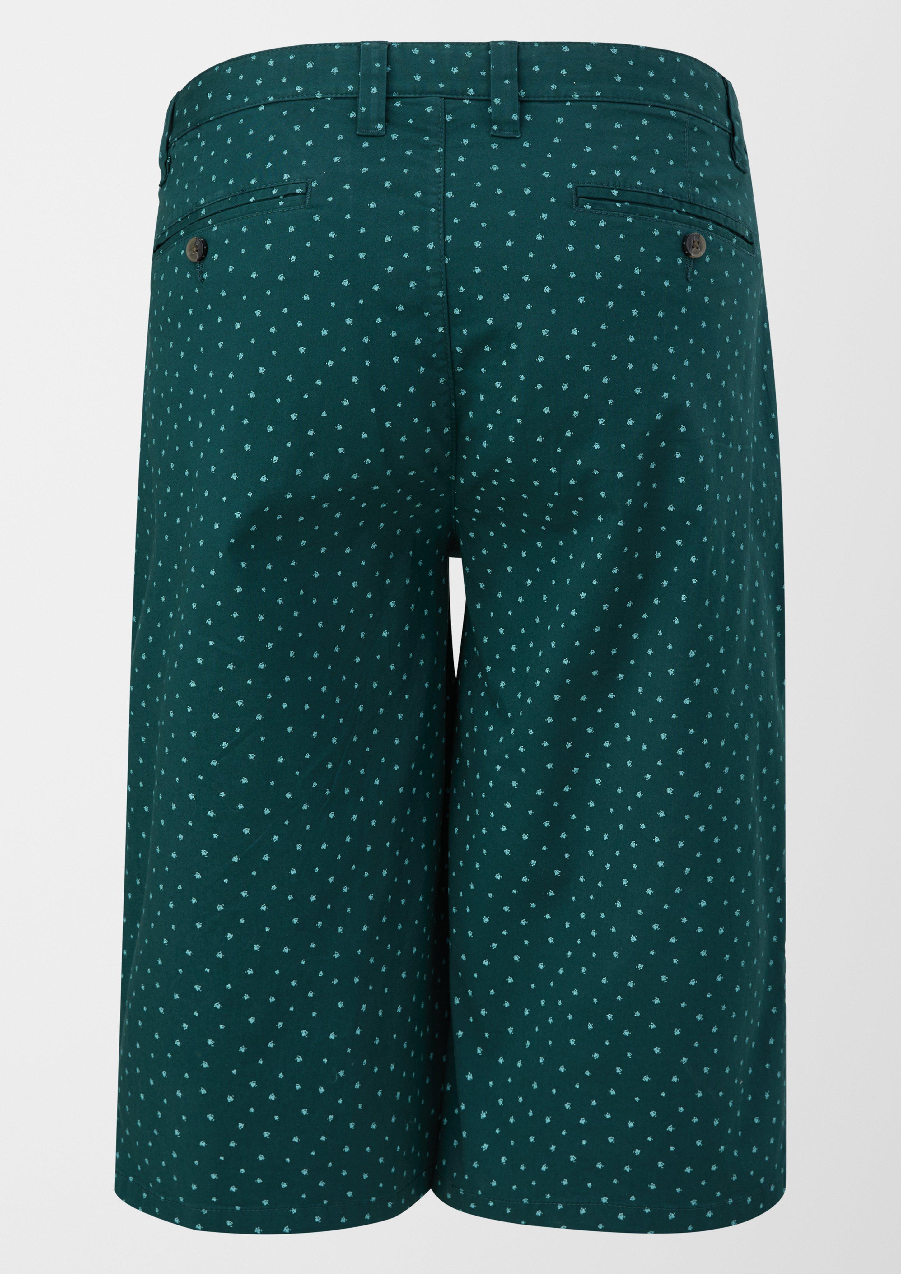 Slim: Bermuda mit Allover-Print  2133321-79A0