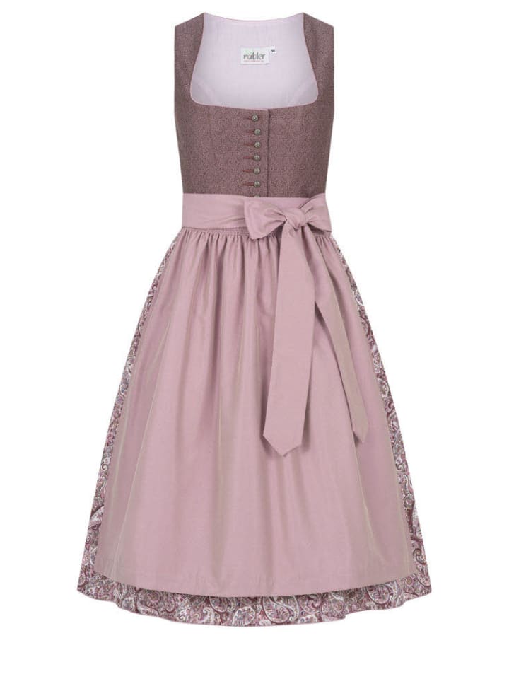 Nübler Midi Dirndl Nela in Beere günstig kaufen