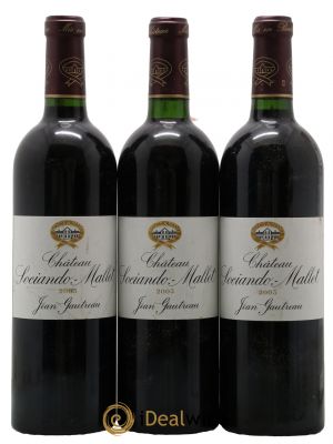 Château Sociando Mallet  2003 - Lot de 3 Bouteilles