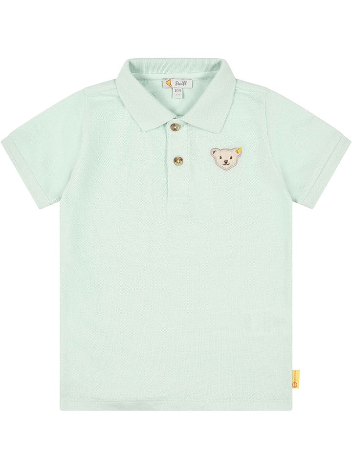 Steiff Poloshirt in Hellgrün günstig kaufen