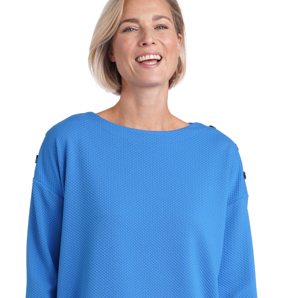 Damen Sweatshirt mit Strukturmuster