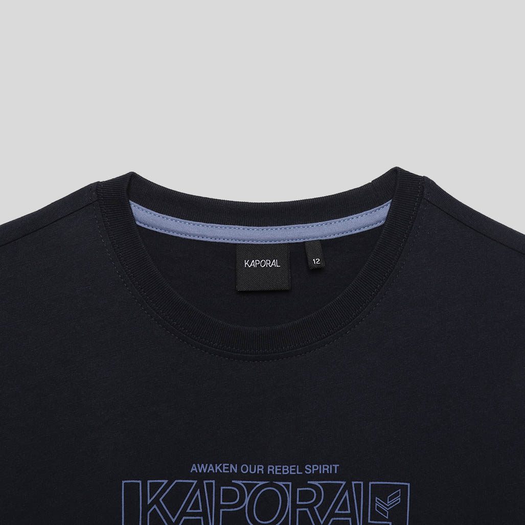 ORDO   T-shirt bleu Garçon 100% coton