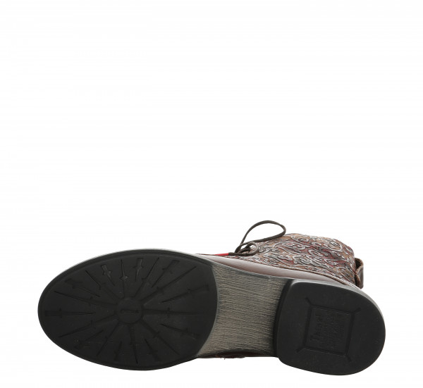 AGRAT Stiefelette - Espresso/Kombi