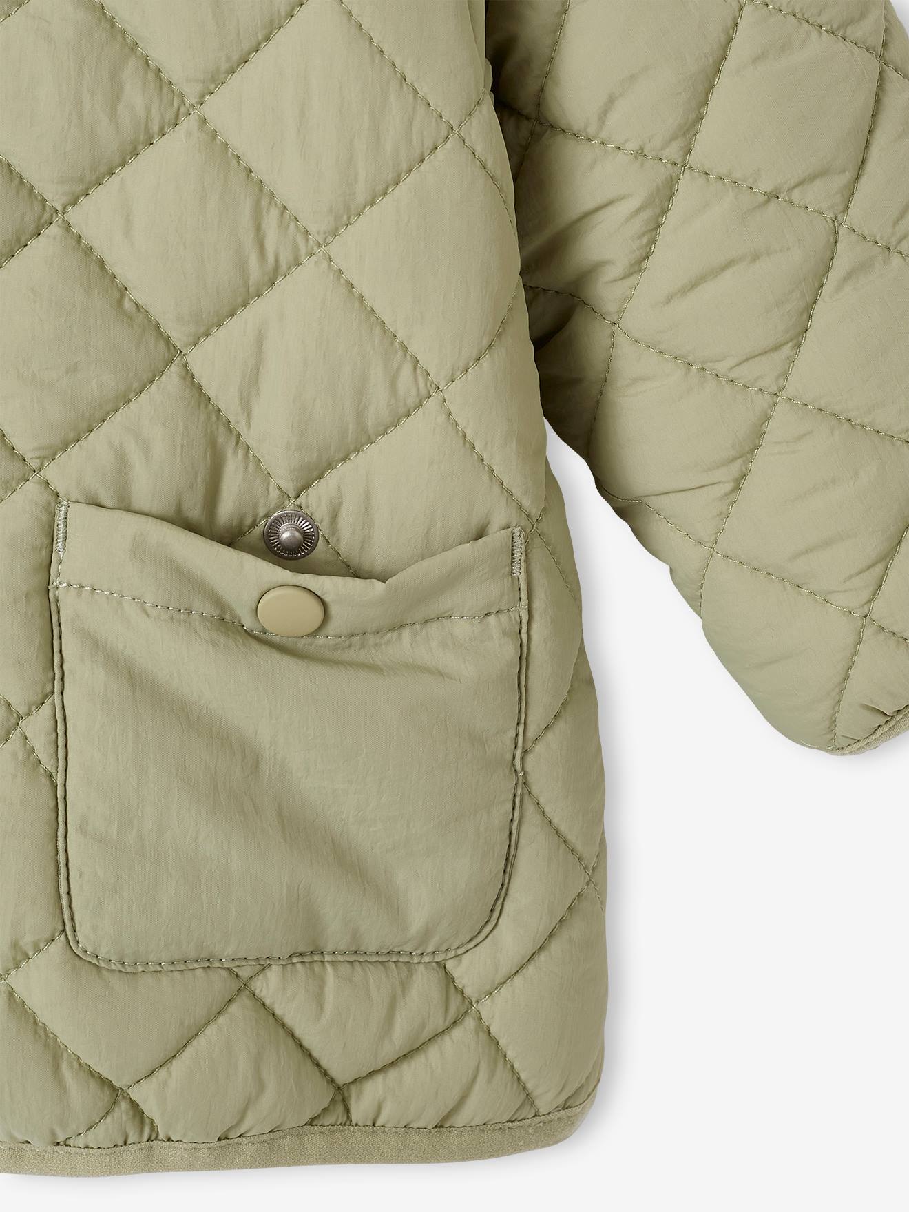 Vertbaudet Baby Steppjacke mit Recycling-Polyester - wollweiß