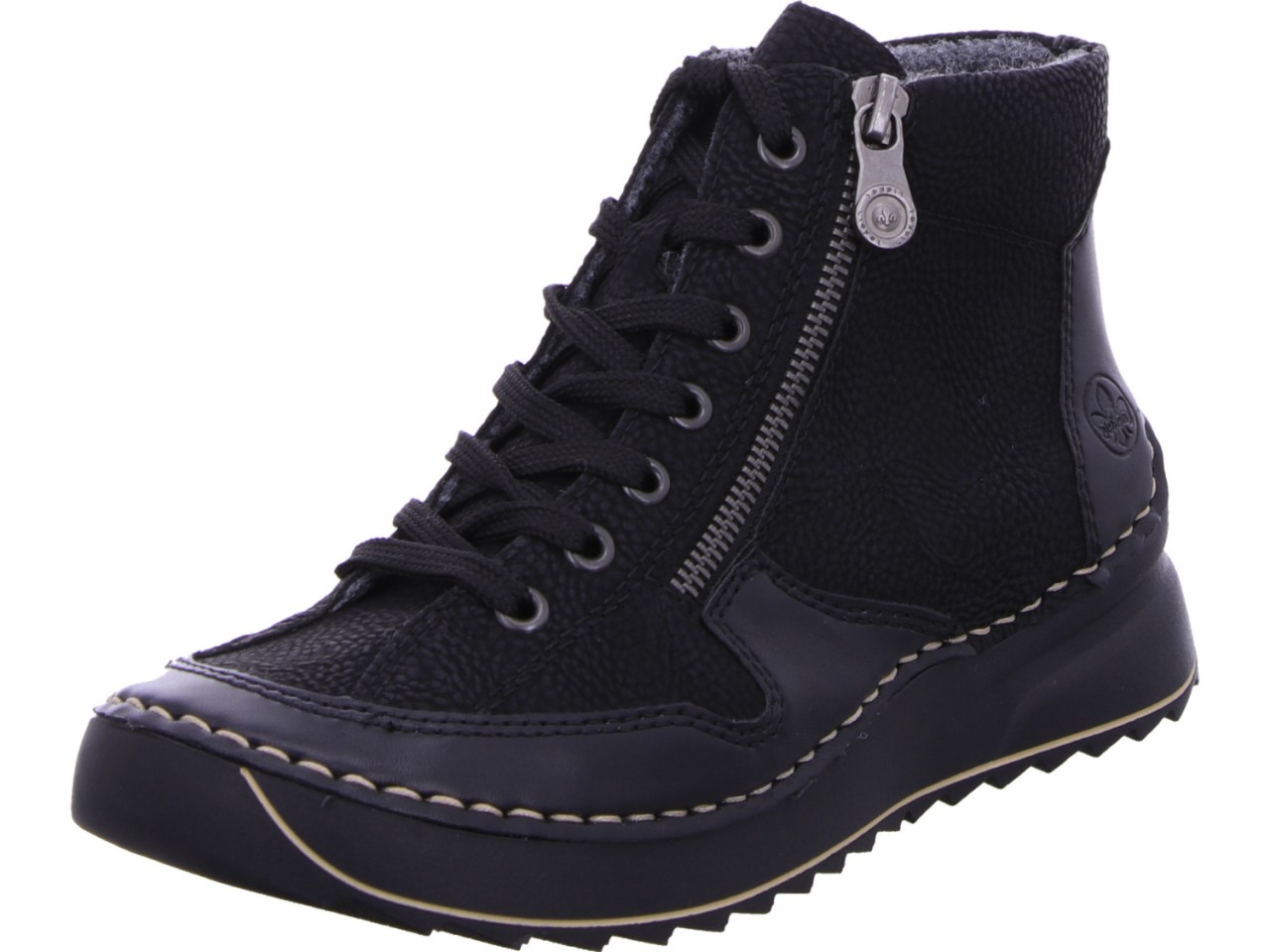 RIEKER Winterstiefel schwarz