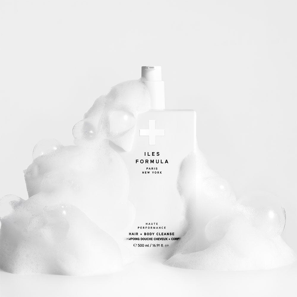 Iles Formula Hair & Body Cleanse + Sponge 500 ml