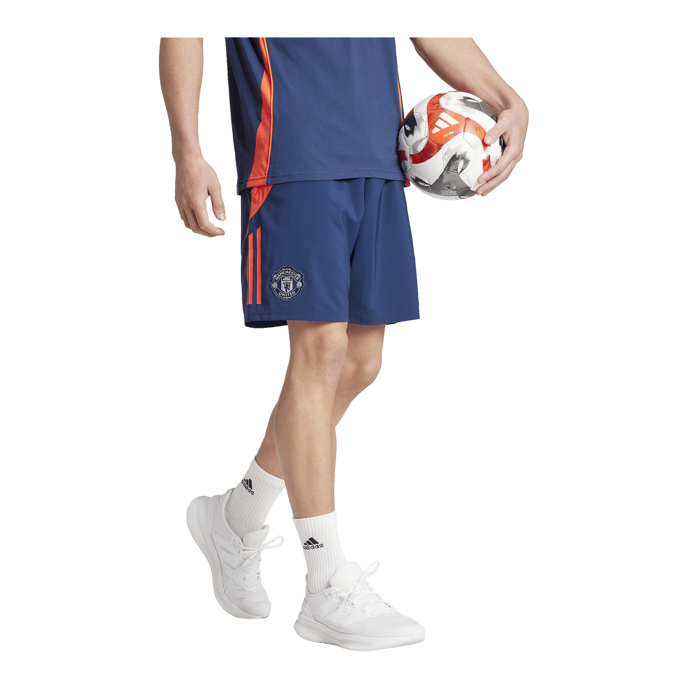 adidas Manchester United Downtime Short Blau