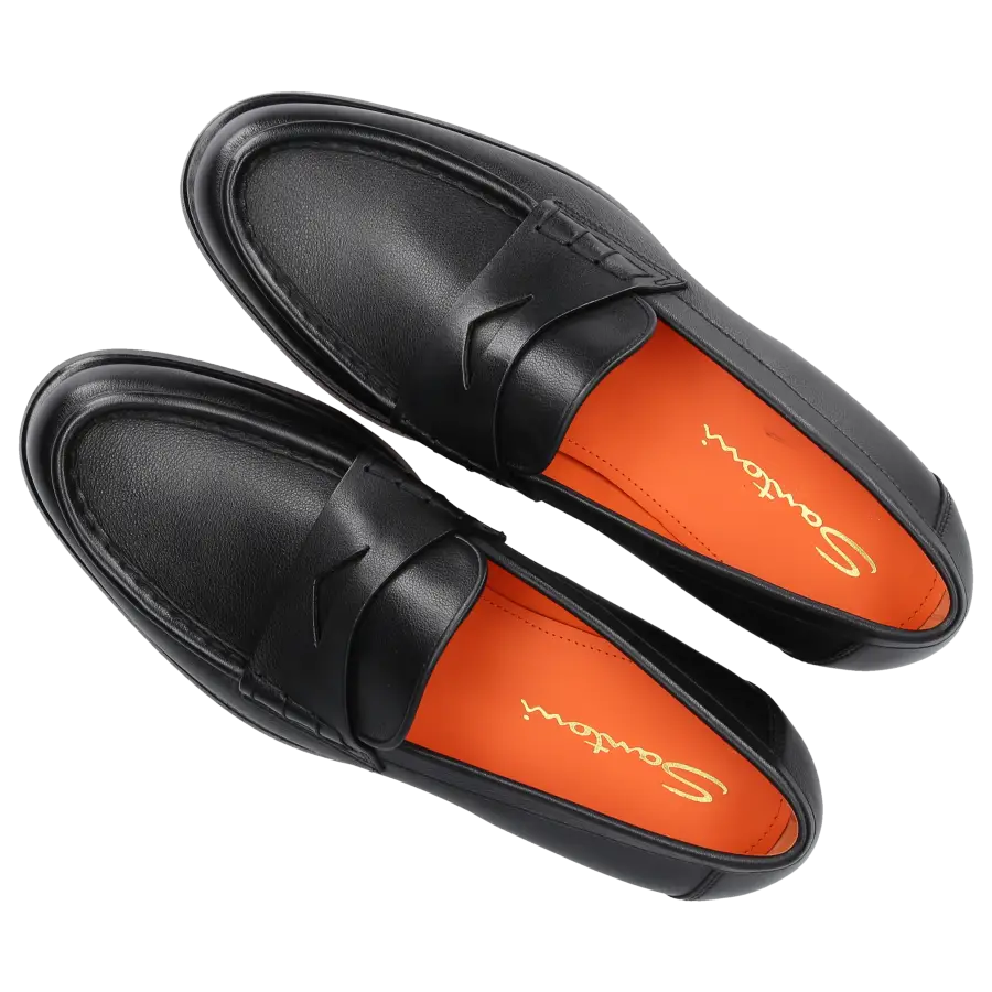 Santoni - Loafer 59462 Kalbsleder - schwarz