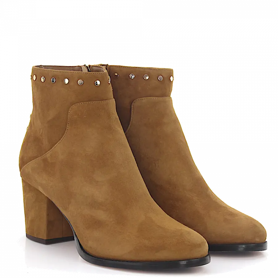 Jimmy Choo - Stiefeletten Veloursleder - beige