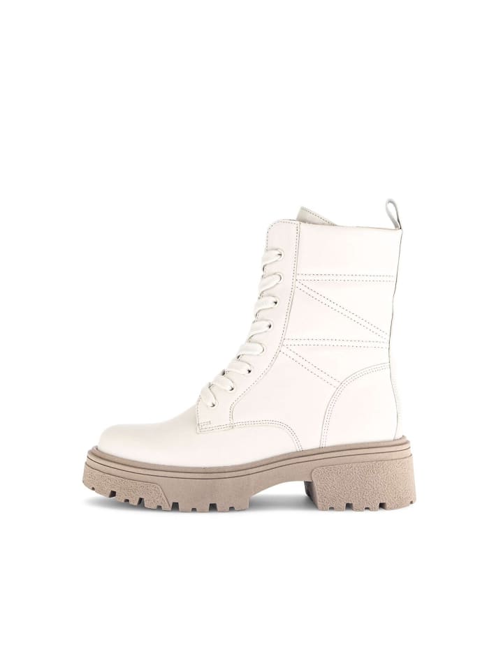 Gabor Fashion Schnürstiefeletten in beige günstig kaufen