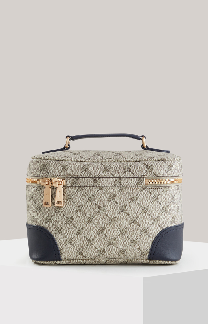 Beauty-Case Mazzolino Edition Flora in Beige/Blau