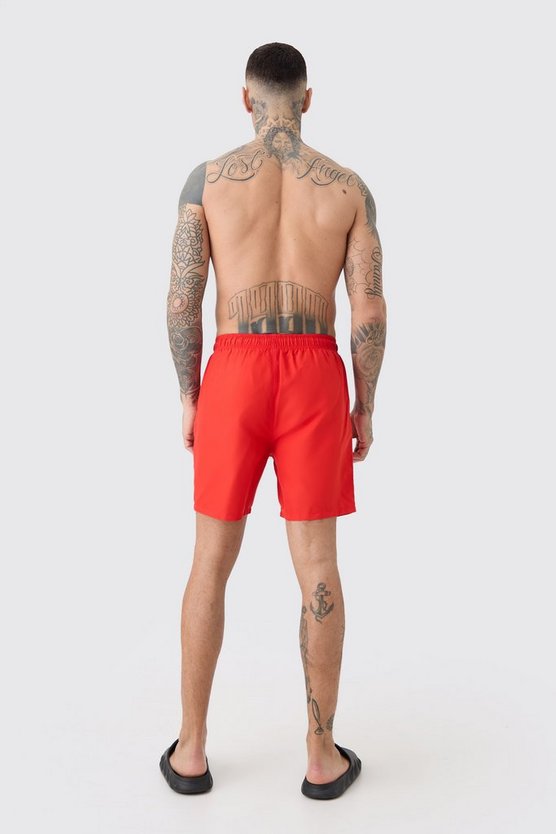 Tall mittellange Badehose