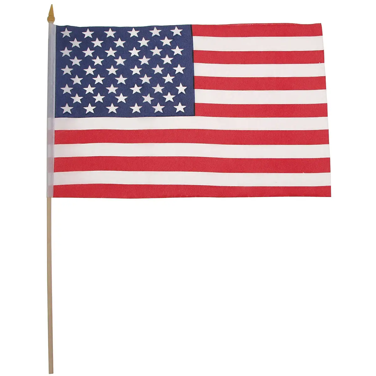 Fähnchen USA mit Holzstiel