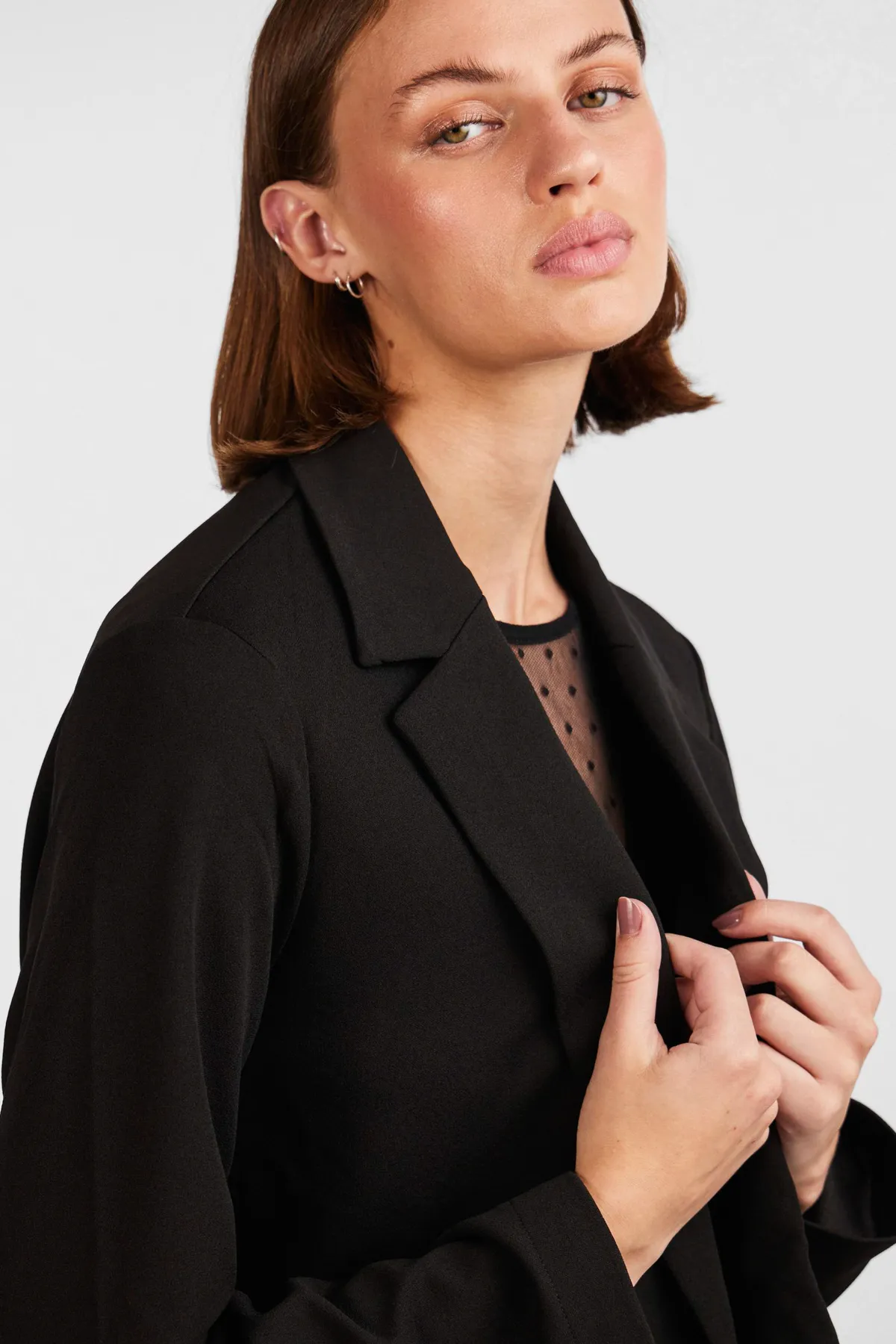 PIECES  Blazer - Schwarz - Regular Fit