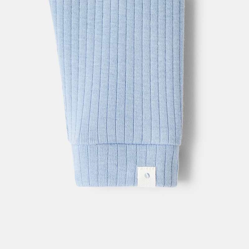 Legging en coton bio bleu naissance Absorba