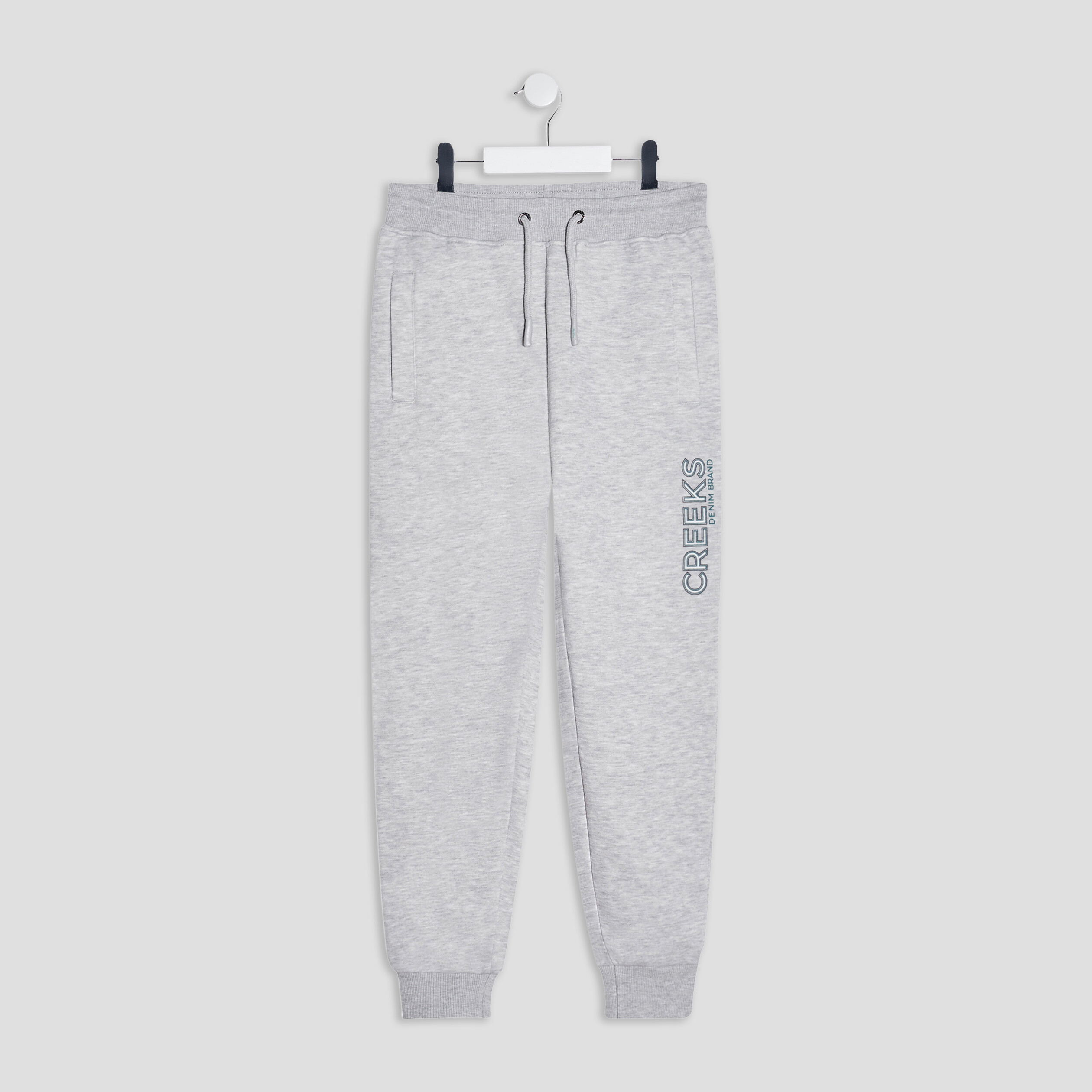 Pantalon jogging Creeks gris clair homme | La Halle