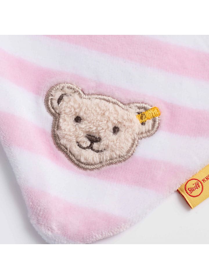 Steiff 3tlg. Outfit in Rosa/ Weiß günstig kaufen
