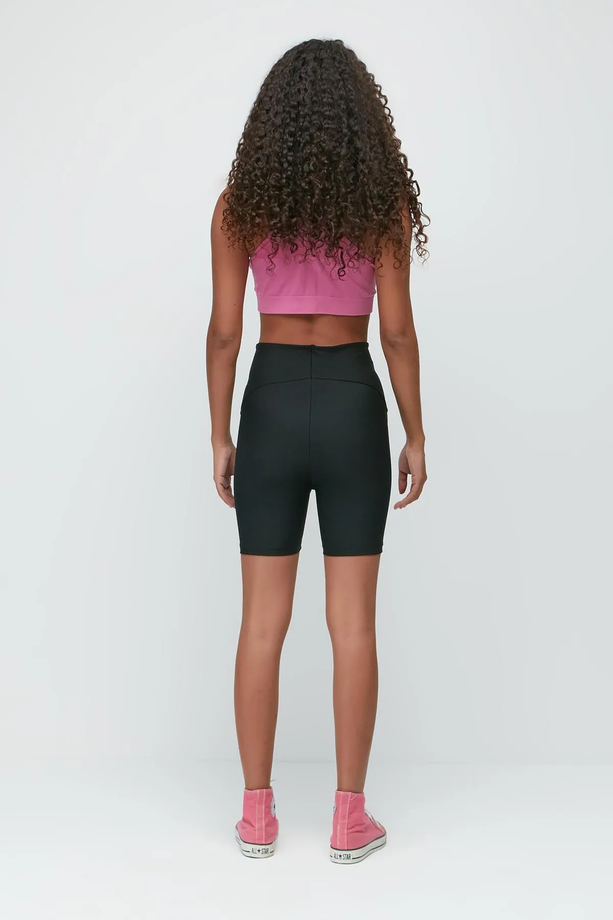 C&City  Karyoka High Waist Sport Shorts Leggings 9411 Schwarz