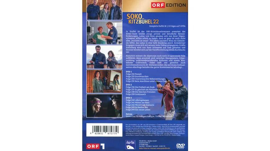 Soko Kitzbühel - Box 22  [3 DVDs]