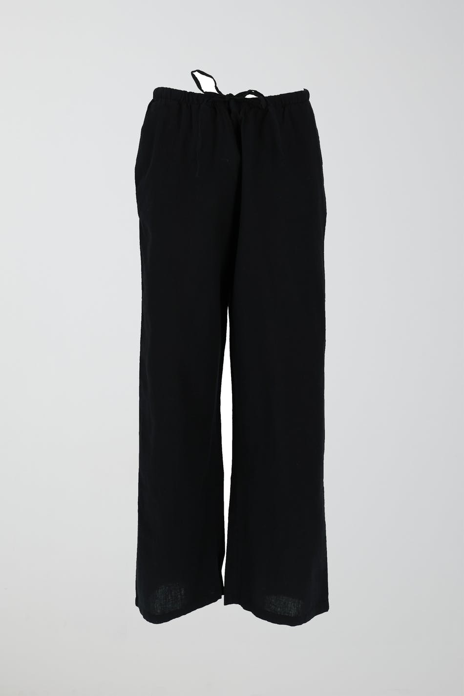 Linen blend trousers
