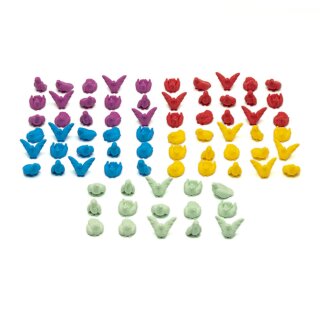 Multicolored Duet Birds for Wingspan Asia (75)