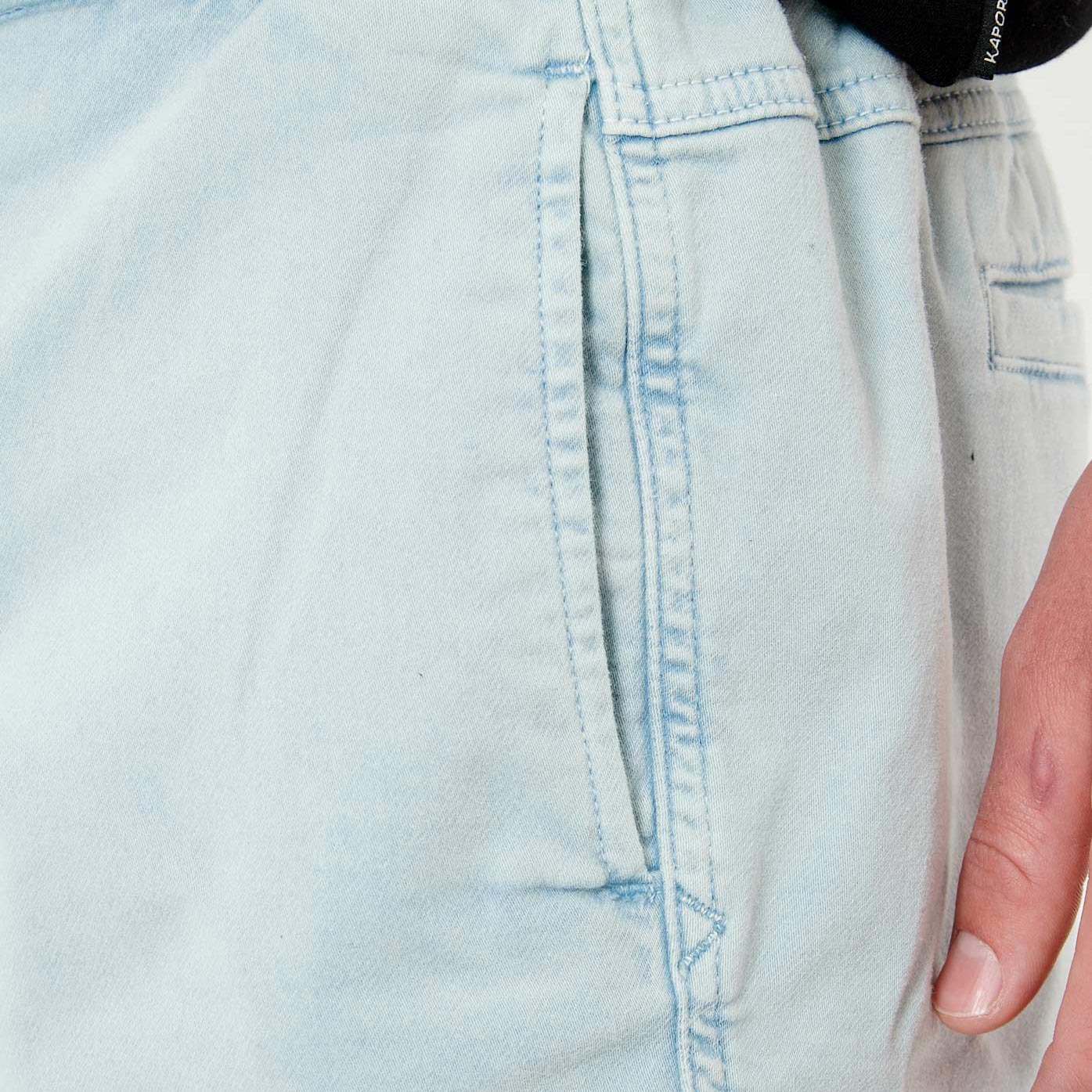EVAN   Short bleu clair homme