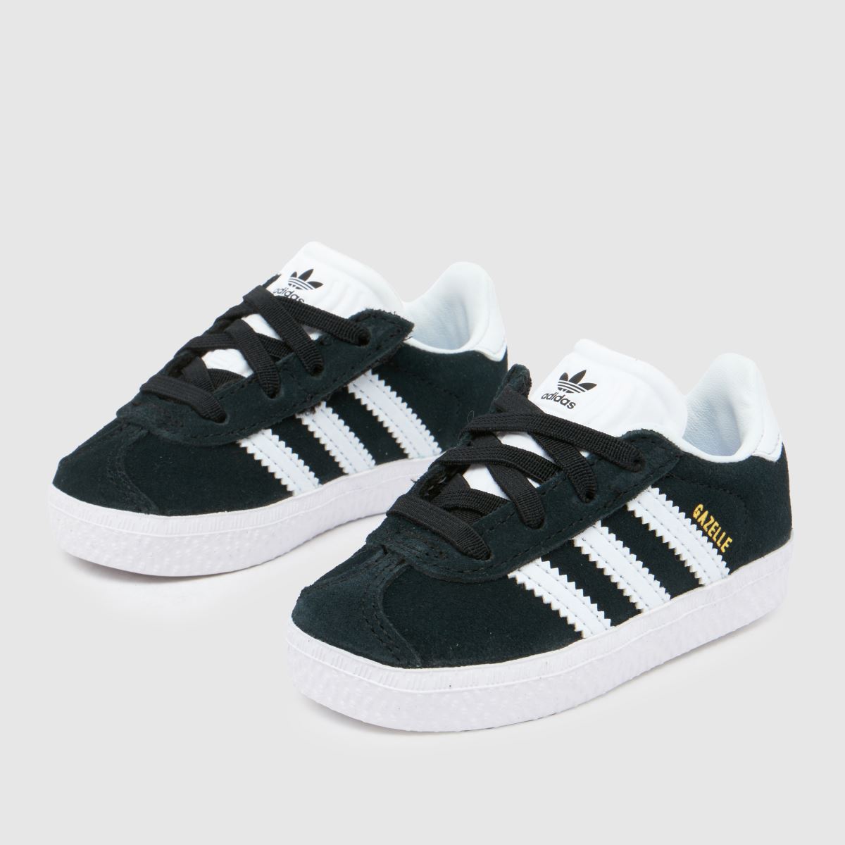 adidas črno-beli športni copati Gazelle za malčke