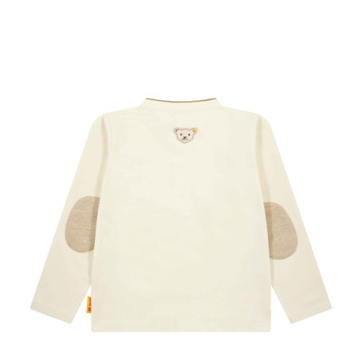 Poloshirt langarm, beige für Jungs