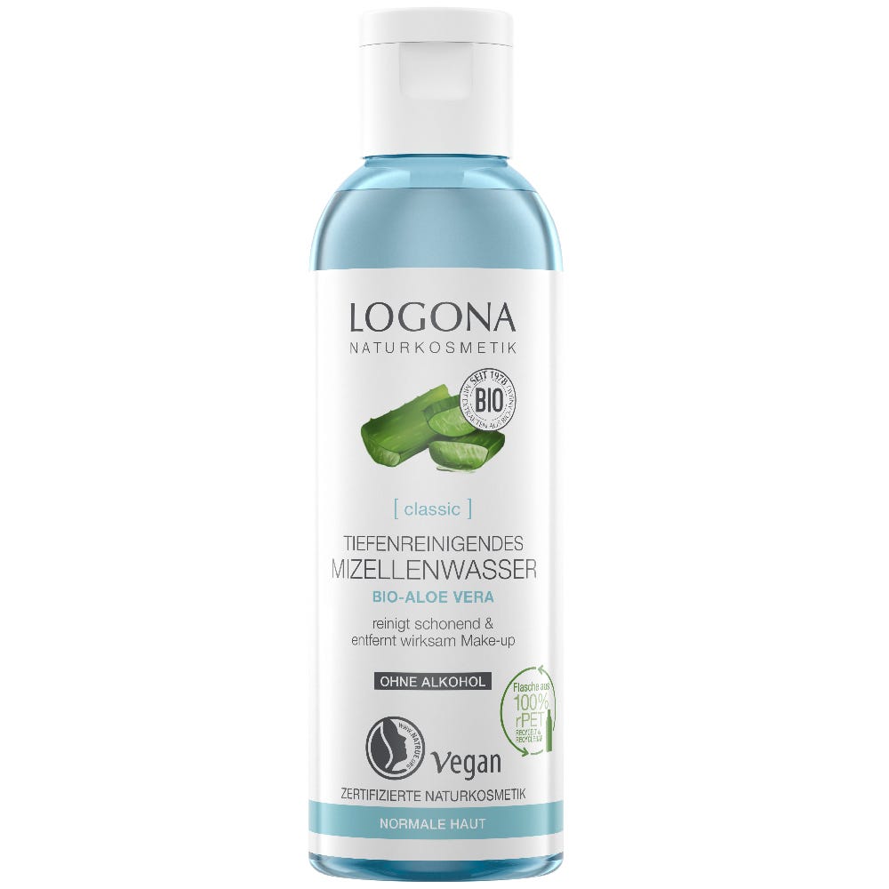 LOGONA Tiefenreinigendes Mizellenwasser Bio-Aloe Vera 125 ml