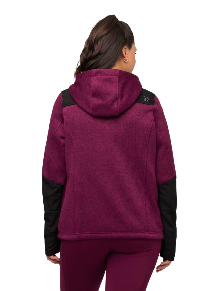 Ulla Popken Sweatjacke in brombeere günstig kaufen