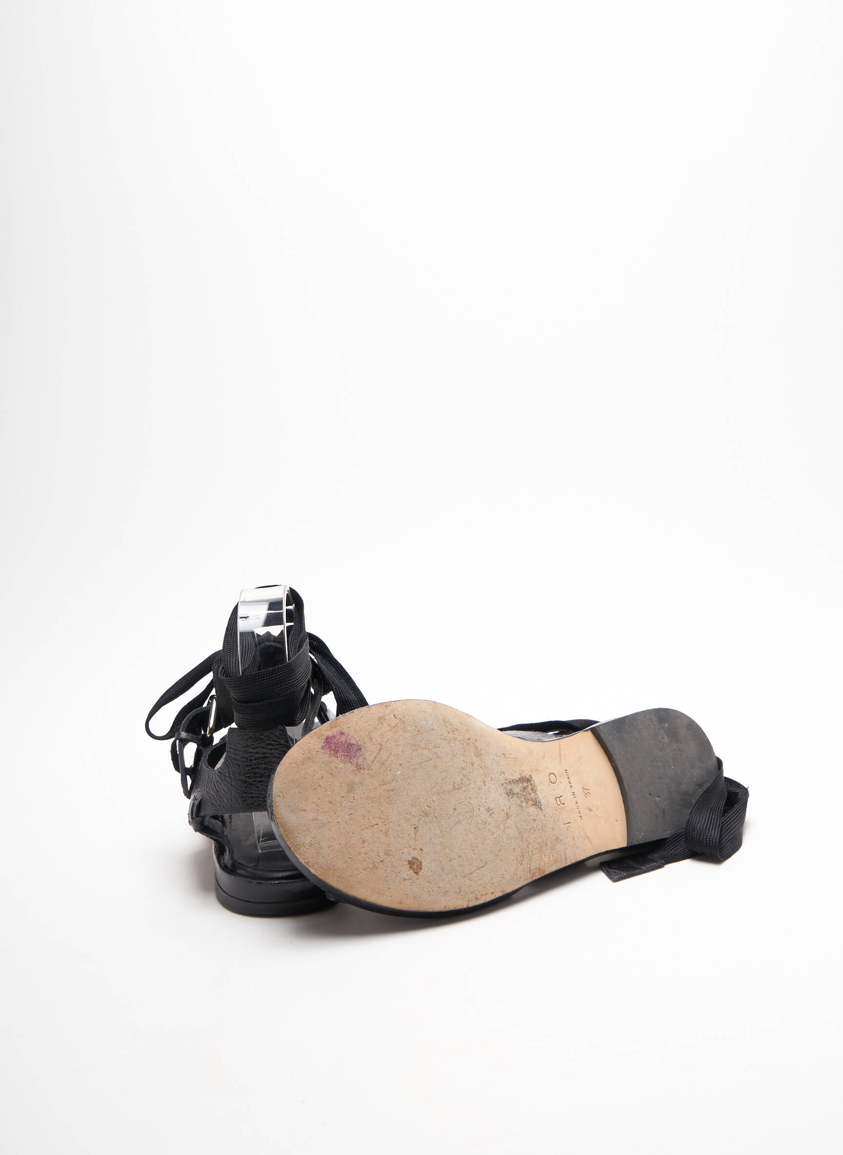 Iro Sandales Nu Pieds Femme couleur noir