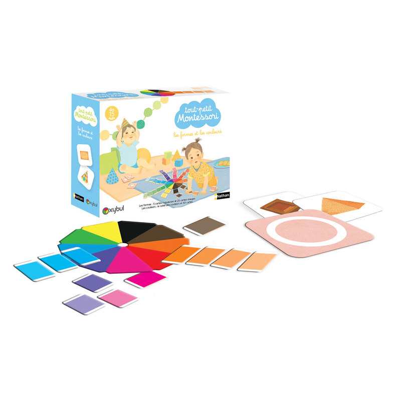 Coffret Exclusif Tout-petit Montessori les formes et les couleurs - Nathan Jeunesse