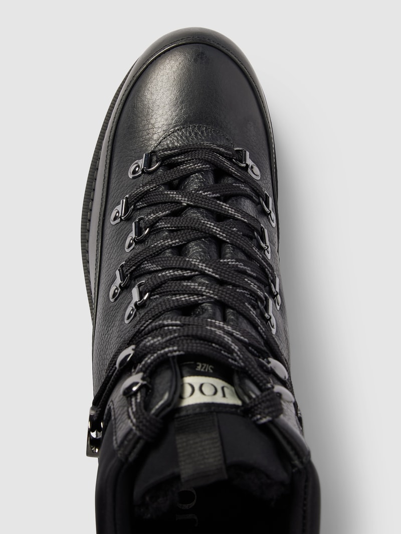 Boots mit Label-Detail Modell 'estate hektor' in schwarz