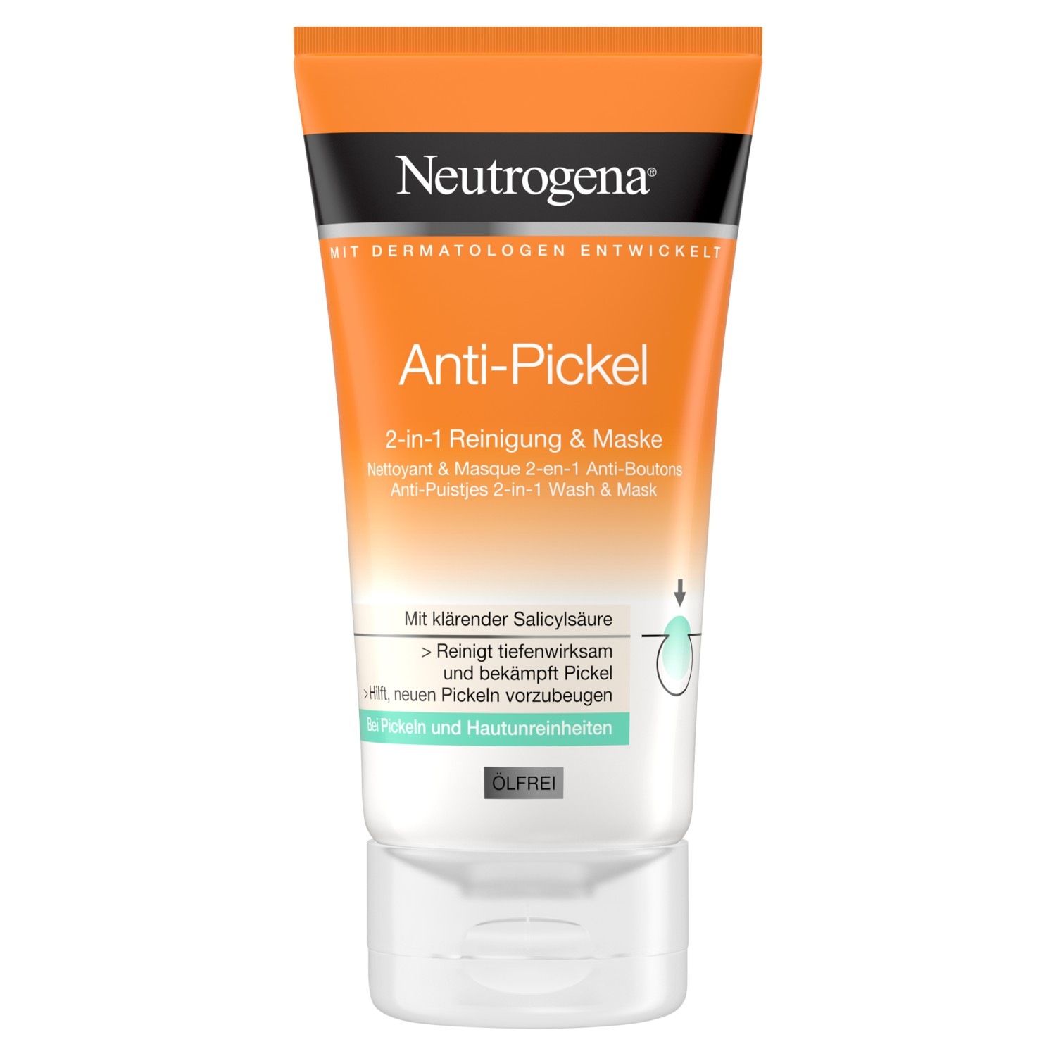 Anti-Pickel 2in1 Reinigung & Maske