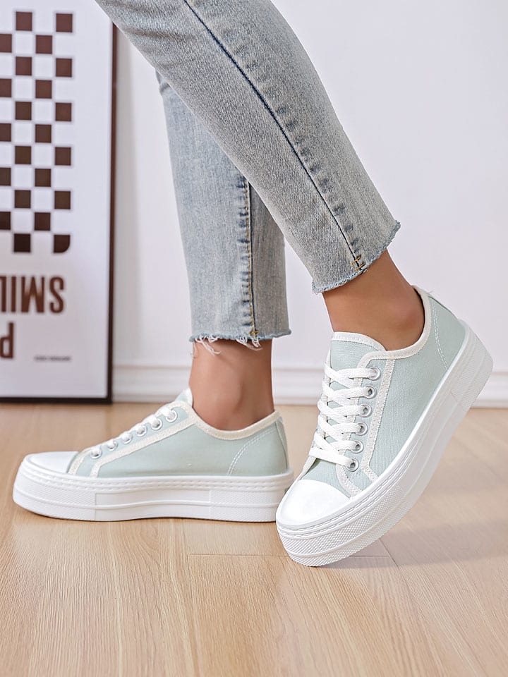 Sixth Sens Sneakers in Grün günstig kaufen