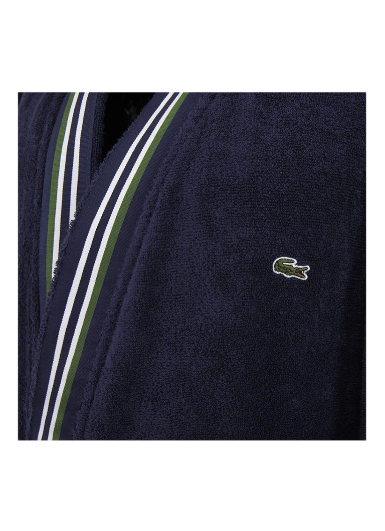 Lacoste Club bathrobe made of organic cotton