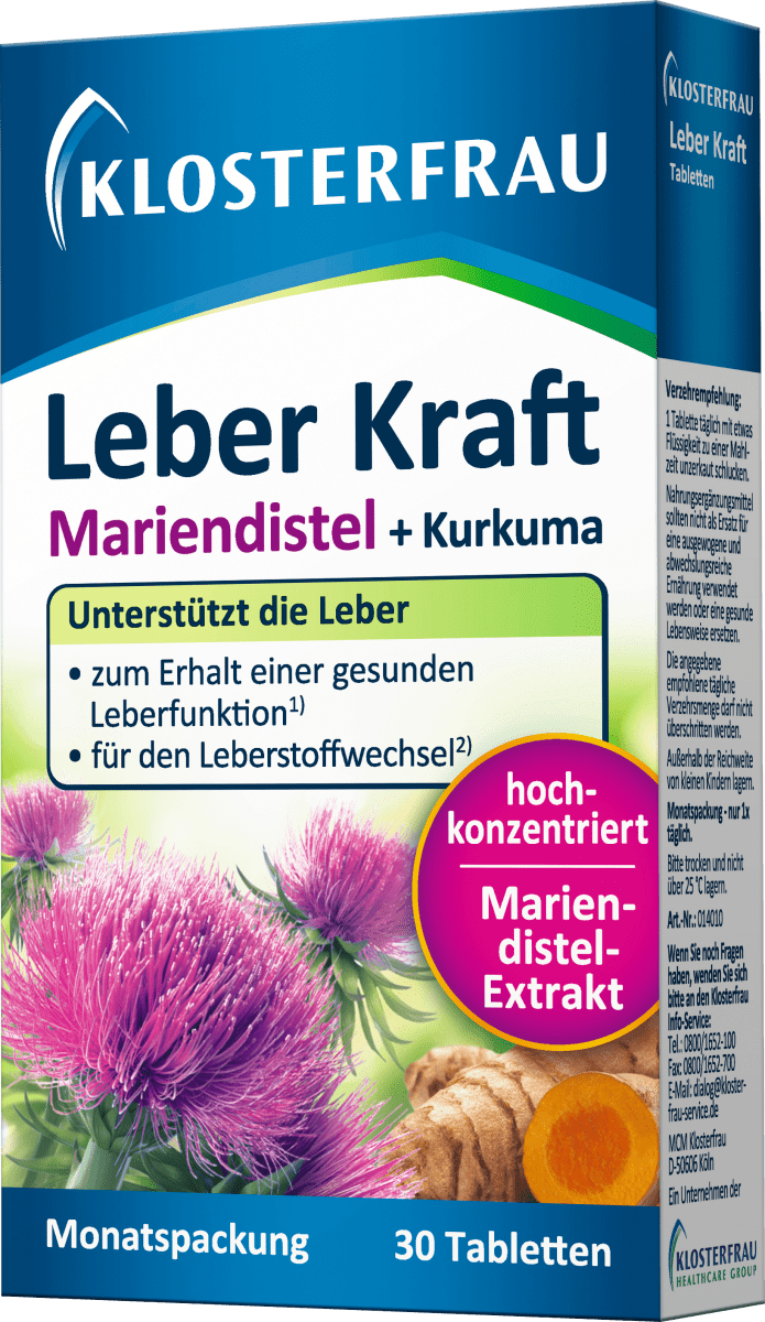 Leber Kraft (30 Tabletten), 21,1 g