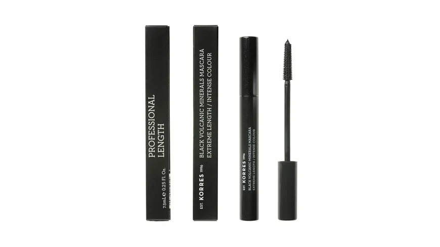 KORRES Black Volcanic Minerals Lengthening Mascara 8 ml 01 - Black