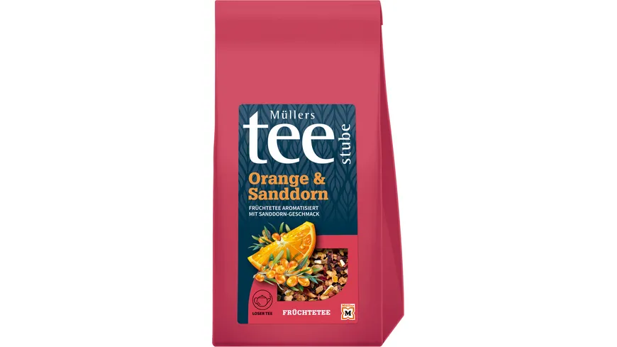 Müllers Teestube Früchtetee Lose Orange & Sanddorn 200 g