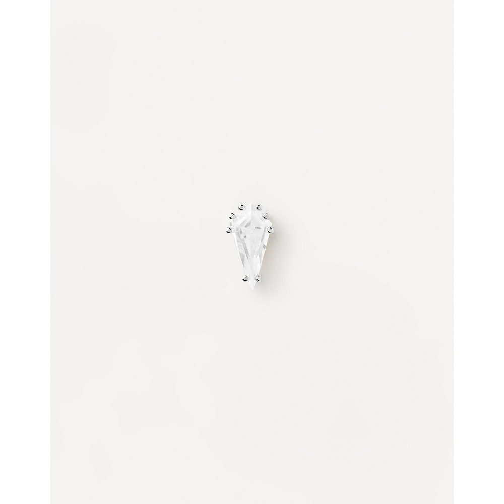 P D Paola Boucle d'oreille unique 925 Argent Boucles d'oreilles