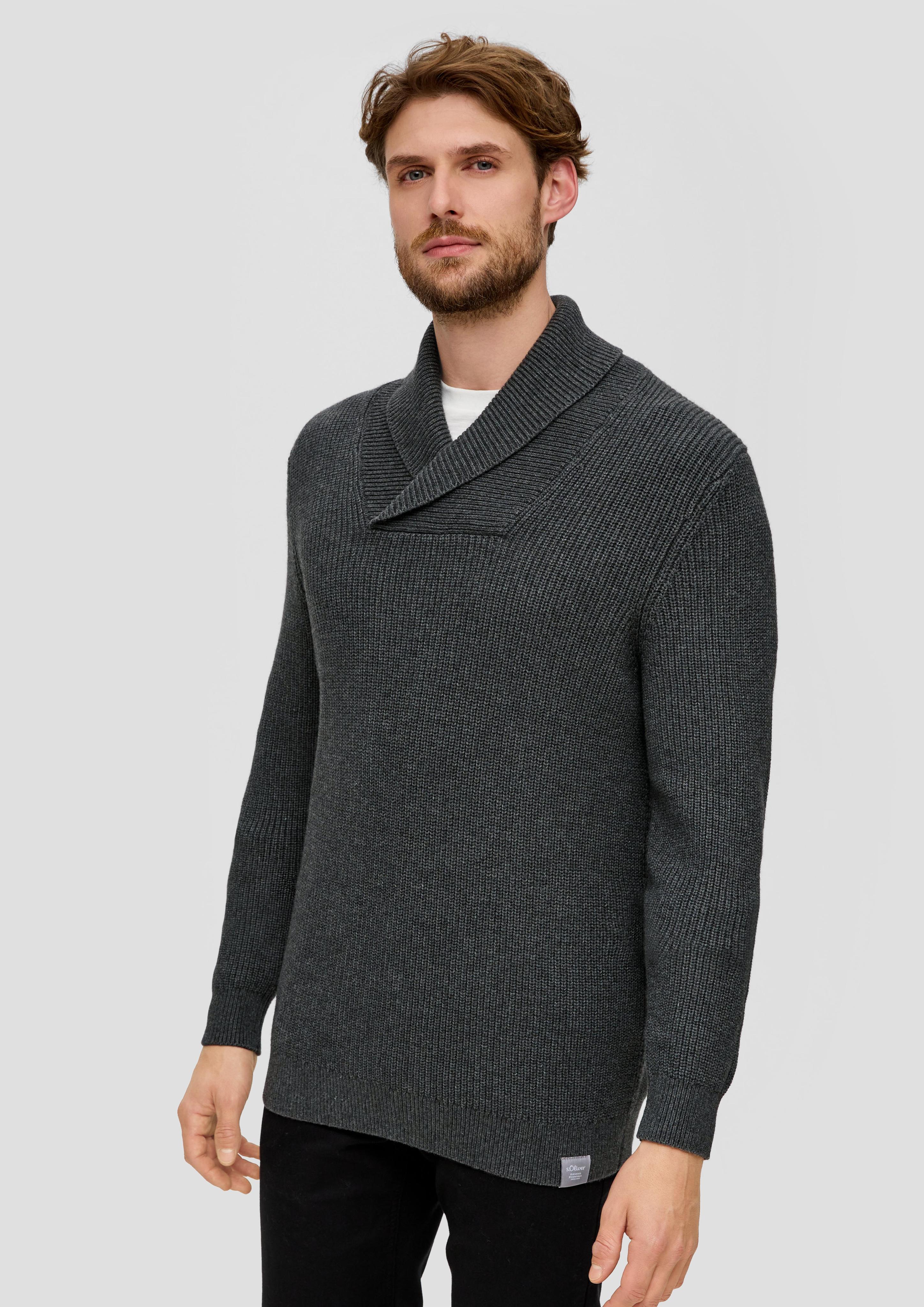 Strickpullover mit Schalkragen  2137412-9823