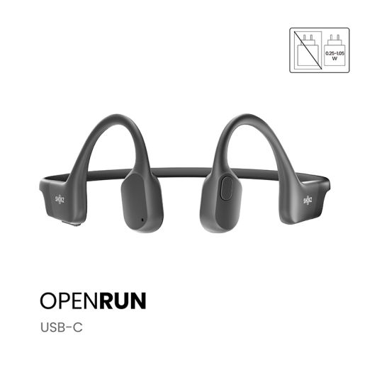 Căști Bluetooth SHOKZ OPENRUN negre